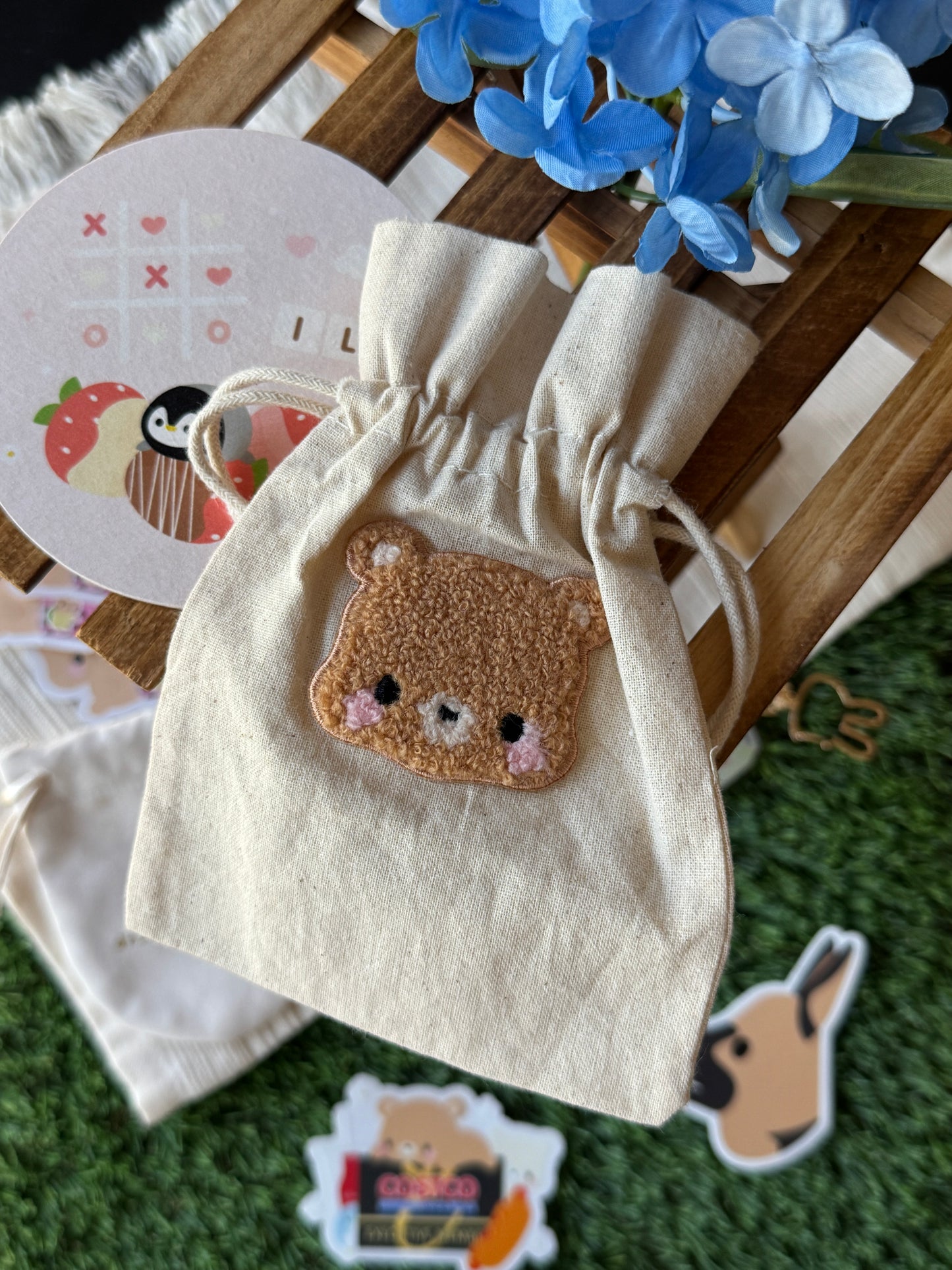 Brown Bear Iron-On Patch (Toffee)