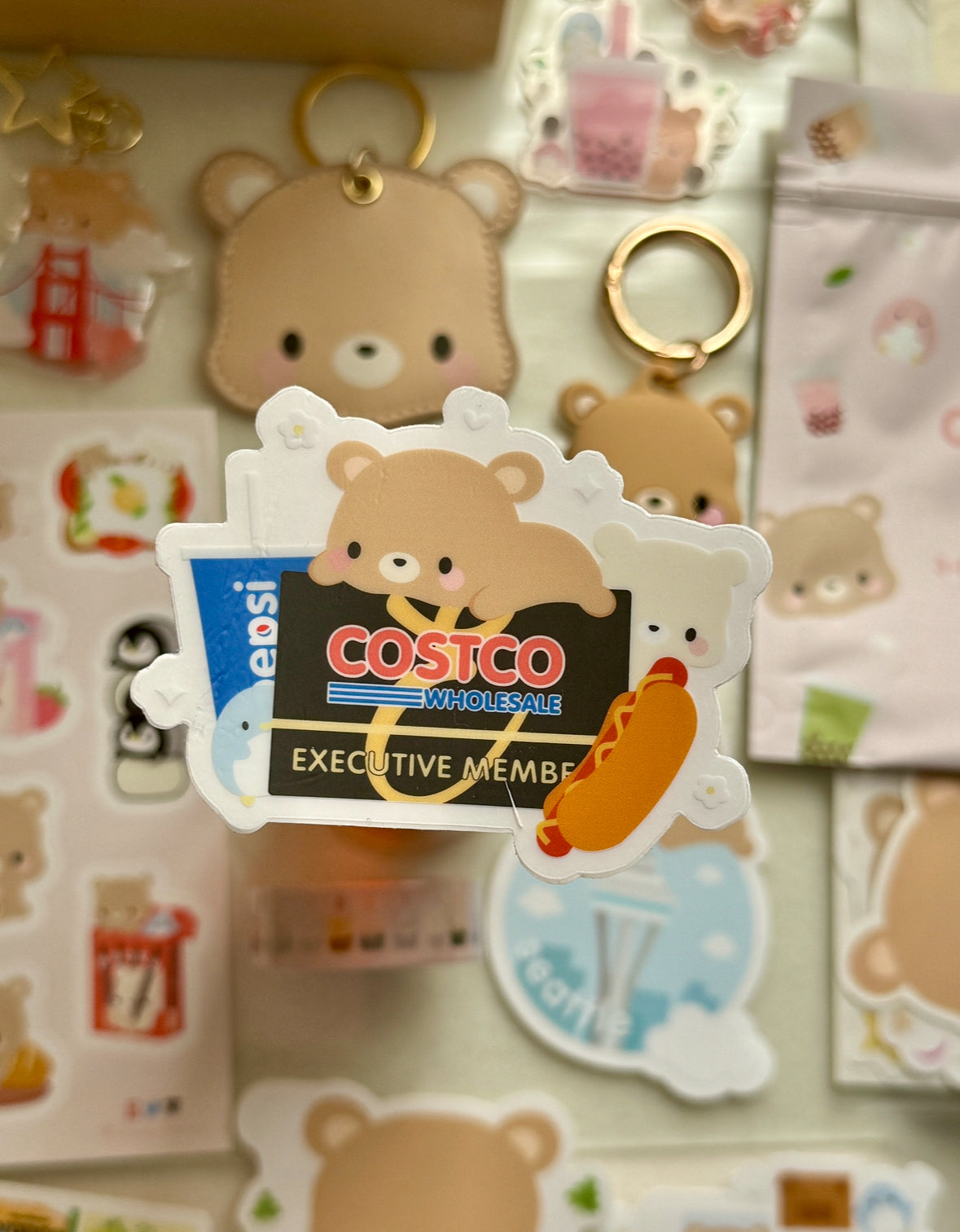 Costco Executive Member Fanart Clear Vinyl Sticker (Pepsi Version)