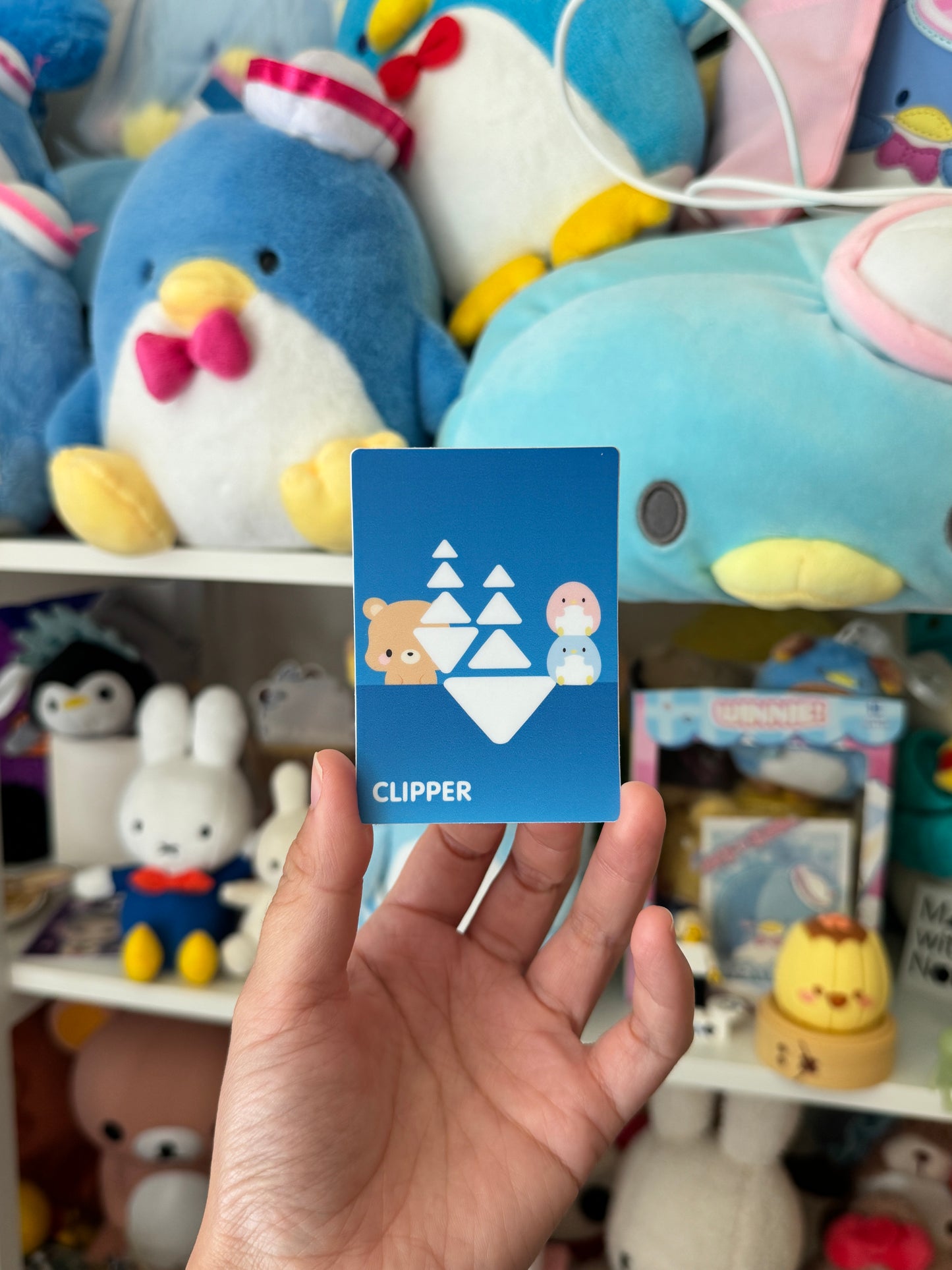 Clipper Card Vinyl Sticker