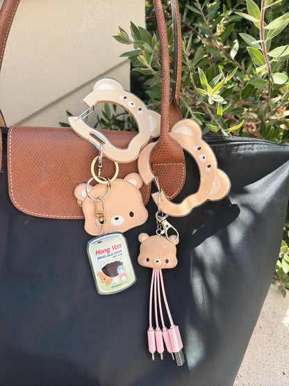 Toffee Acrylic Carabiner