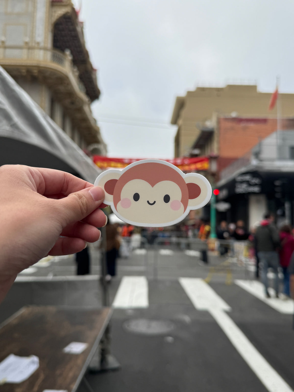 Monkey Vinyl Sticker