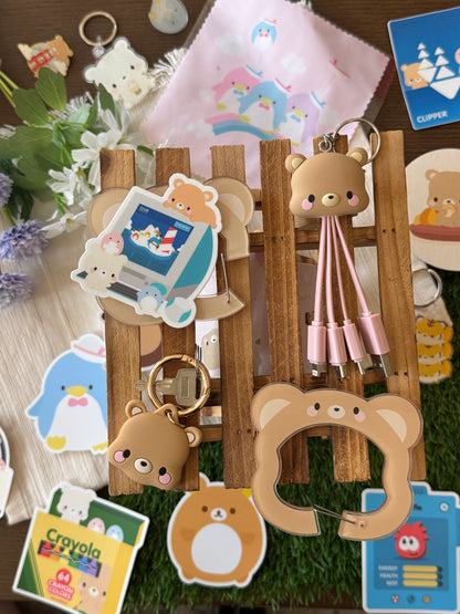 Toffee Acrylic Carabiner