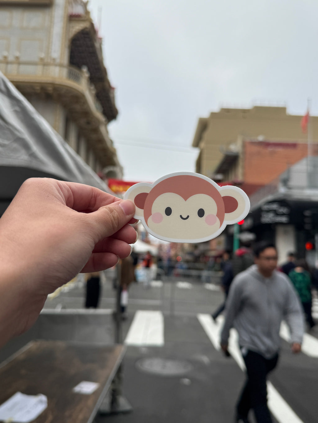 Monkey Vinyl Sticker