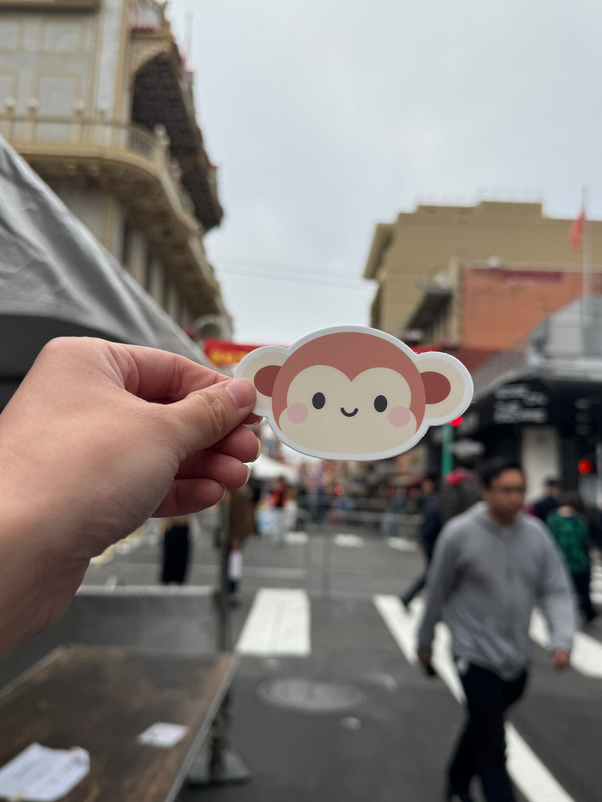 Monkey Vinyl Sticker