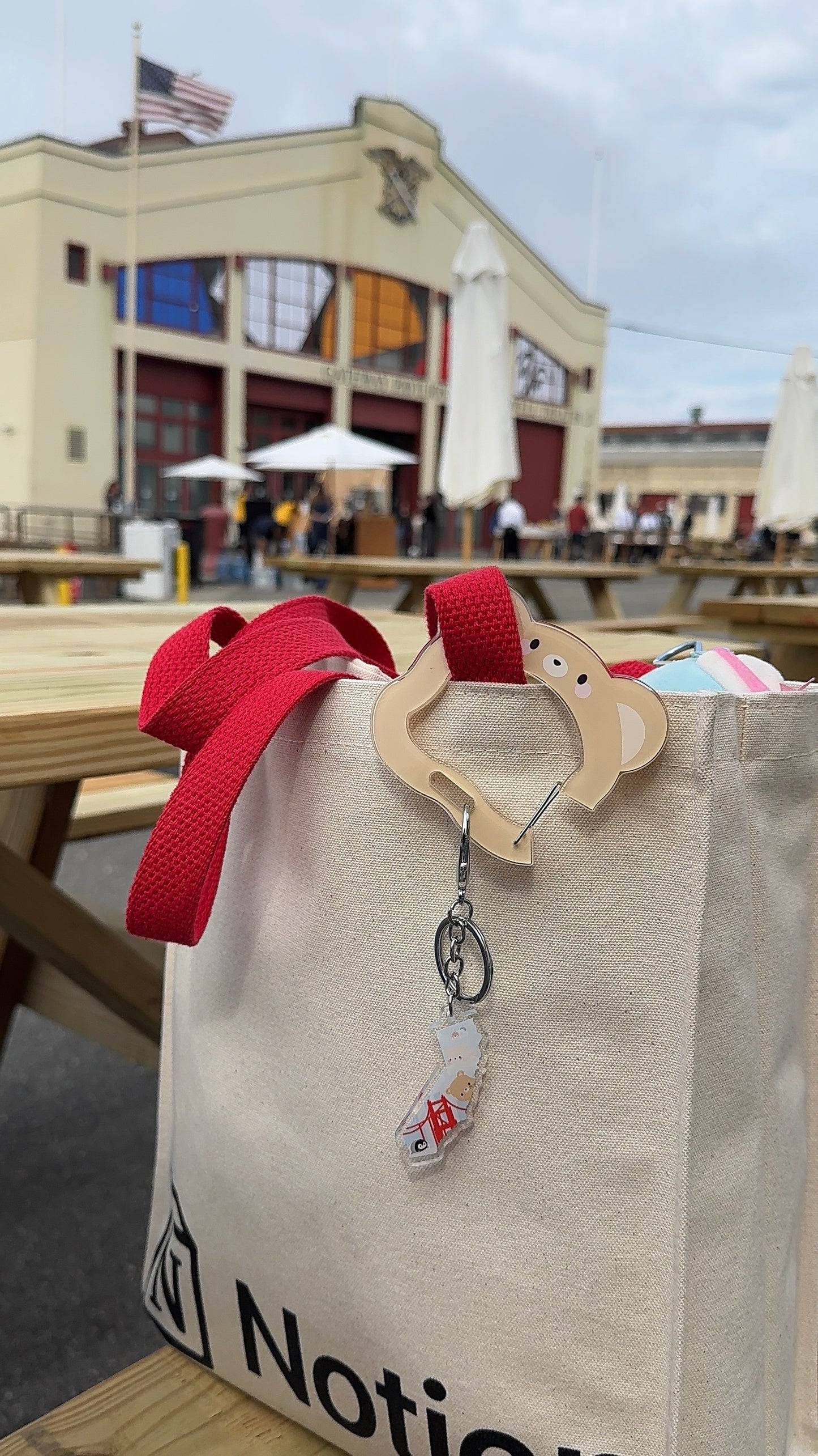 Toffee Acrylic Carabiner