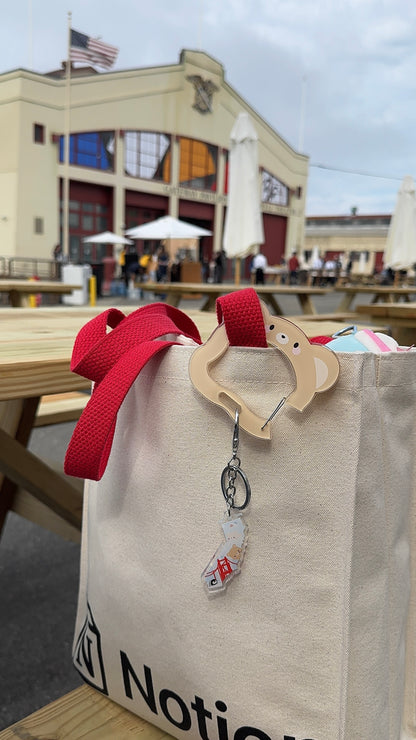 Toffee Acrylic Carabiner