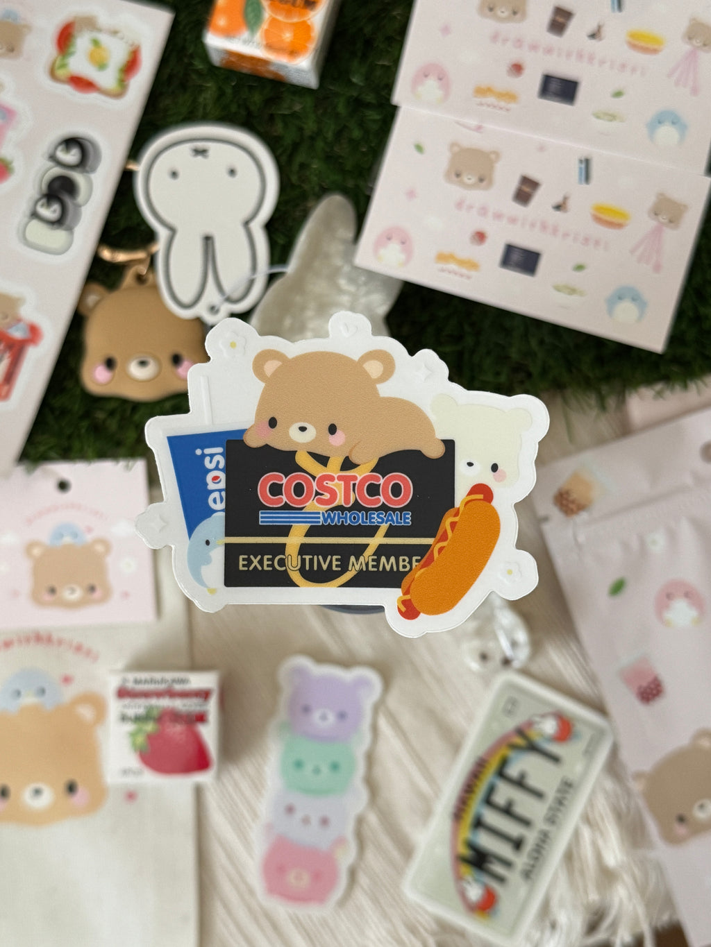 Costco Executive Member Fanart Clear Vinyl Sticker (Pepsi Version)