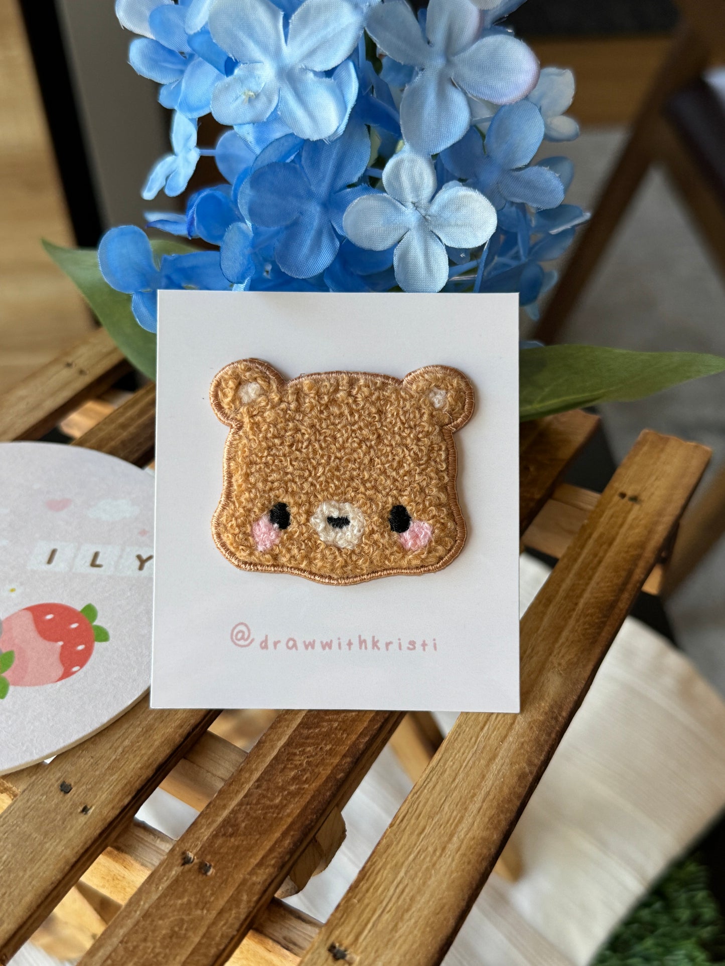 Brown Bear Iron-On Patch (Toffee)