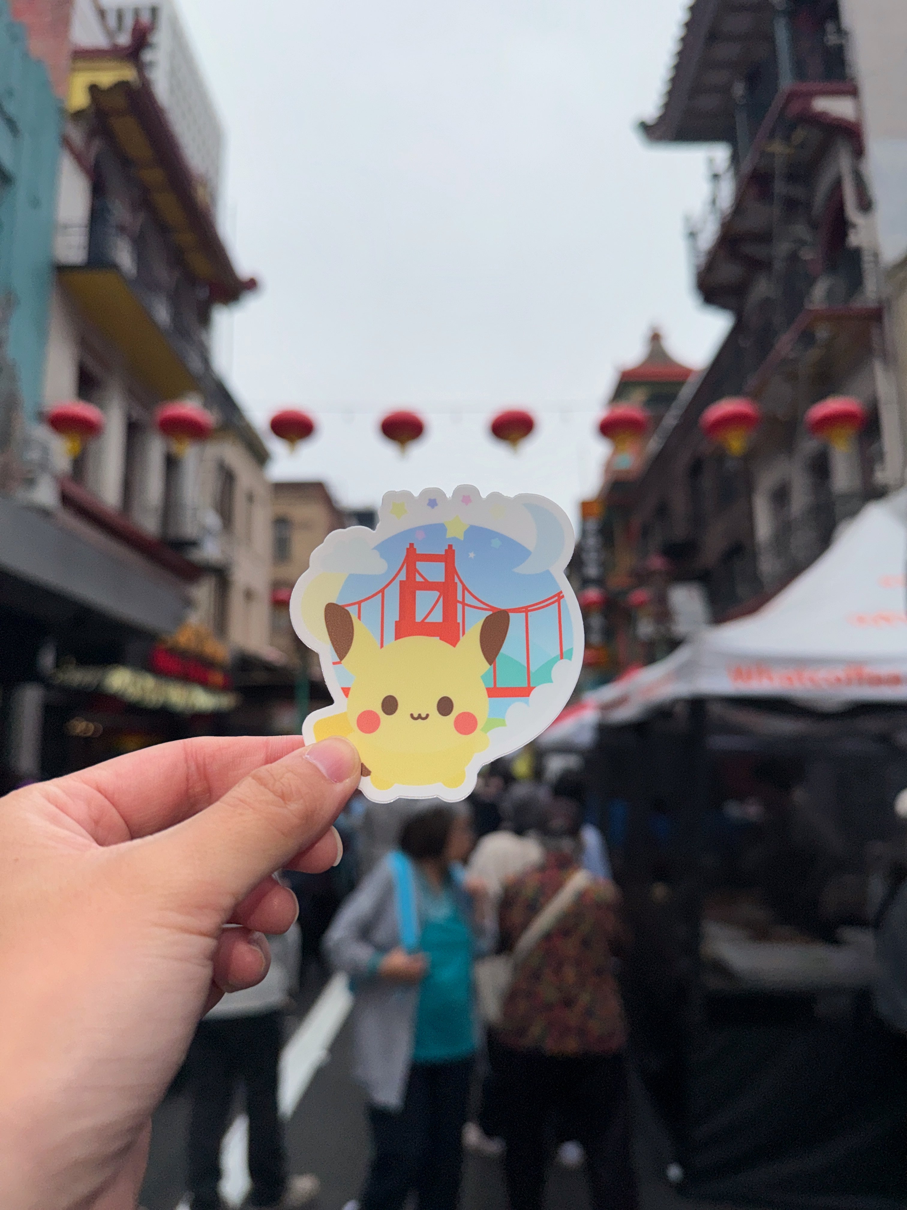 San Francisco Sunset Vinyl Sticker
